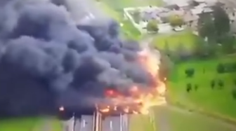 La explosión de una pipa prende las alertas en Tla…