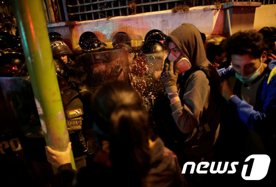 볼리비아도 정부에 뿔났다…'대선 조작개표 규탄'