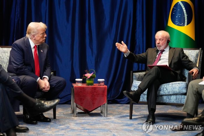 "황제 되려고 하나" 비판하던 룰라, 백악관 찾아 트럼프와 회담(종합)