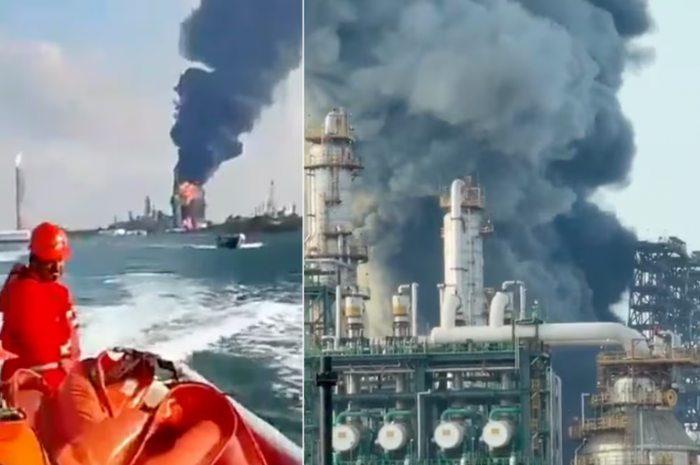 Pemex reporta un nuevo incendio en la refinería Do…