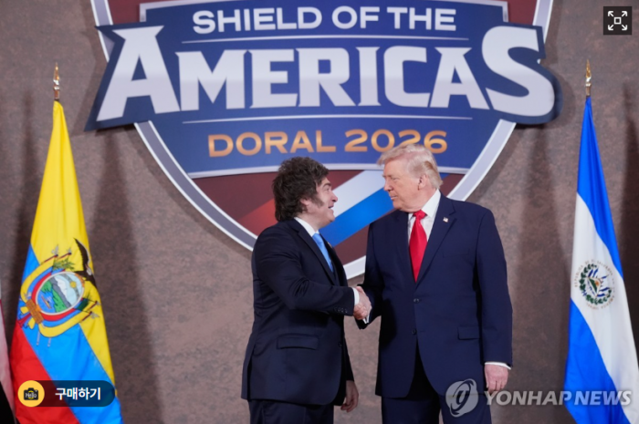 밀레이 "중동전쟁은 석유문제 아닌 지정학충돌…中 더 고립될것"