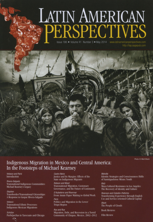 Latin American Perspectives Issue 196 May  2014 Volume 41 Number 3