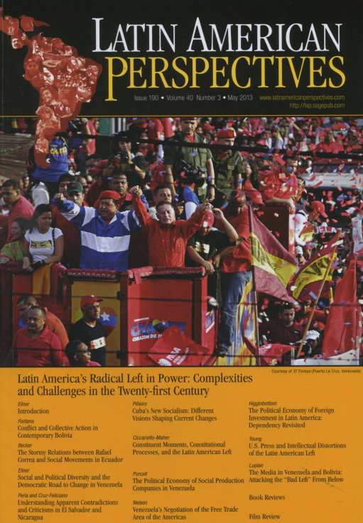 LATIN AMERICAN PERSPECTIVES Issue 190. Vol.40 No.3 May 2013