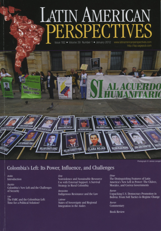 LATIN AMERICAN PERSPECTIVES Issue 182. Vol.39 No.1 January 2012