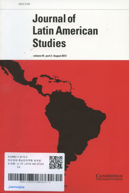 Journal of Latin American Studies Vol.45 part3: August 2013