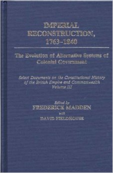 Select documents on the constitutional history of the British Empire and Commonwealth