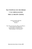 Las Políticas de seguridad y sus implicaciones para la Región Andina