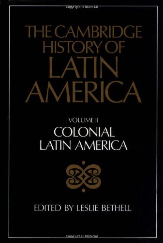 The Cambridge history of Latin America