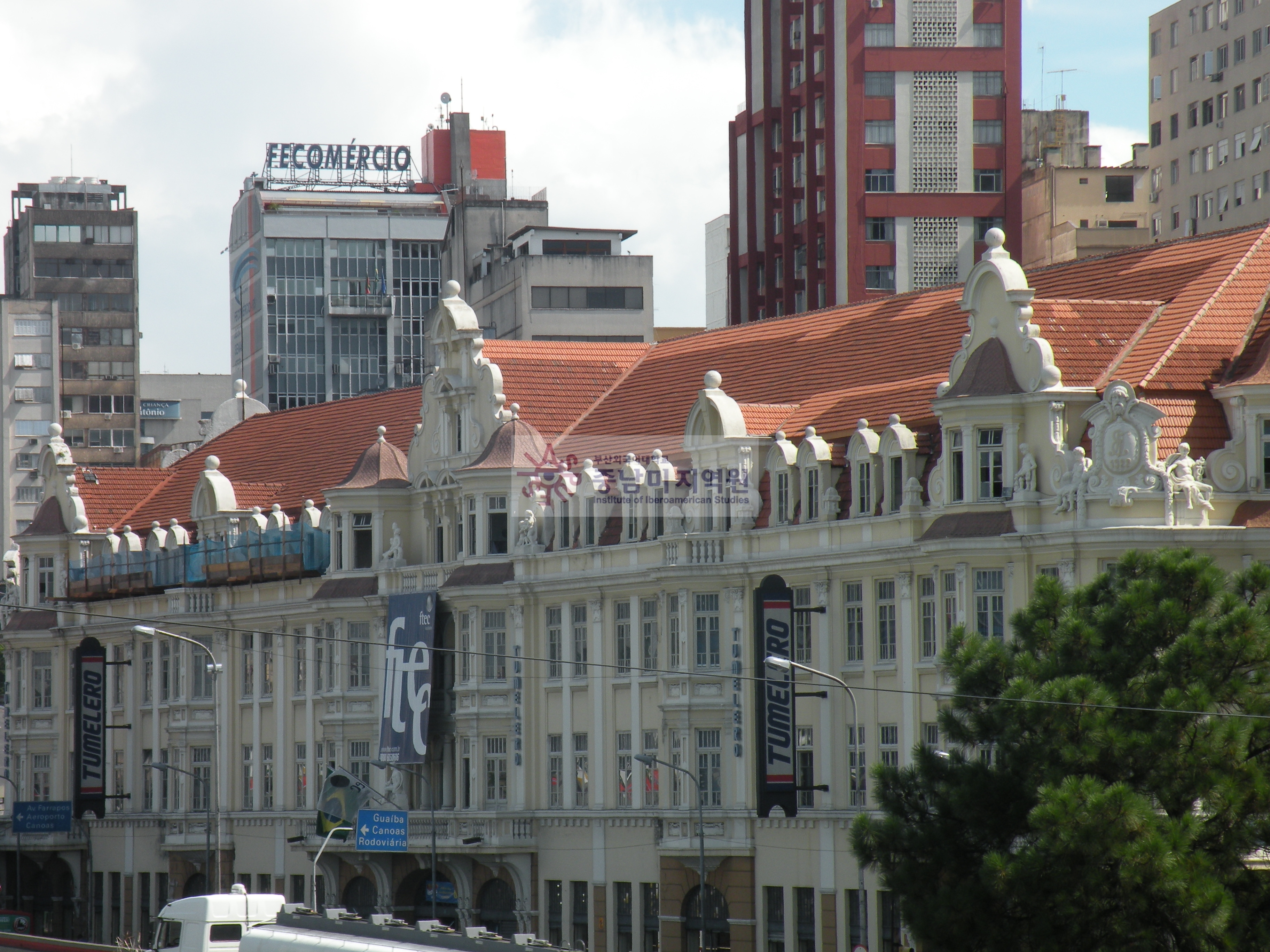 브라질 포르투알레그리(Porto Alegre)시 중심가(Centro)